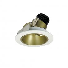  NIO-4RD27QCHMPW - 4" Iolite LED Round Adjustable Deep Reflector, 10-Degree Optic, 800lm / 12W, 2700K, Champagne