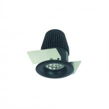  NIOB-1RNBCDXBB - 1" Iolite LED BWF Round Bullnose, 600lm, Comfort Dim, Black Reflector / Black Flange