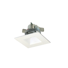  NLCBC2-45630WW/AEM - 4" Cobalt Click LED Retrofit, Square Reflector, 750lm / 10W, 3000K, White Reflector / White