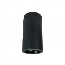  NYLD2-6S10135BBB4 - 6" Cobalt Surface Mount Cylinder, Black, 1000L, 3500K, Black/Black Reflector, 120V