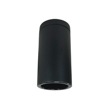  NYLS3-6S1L635NC12BBB - 6" Sapphire III Surface Mount Black Cylinder, Black Reflector/Black Flange, 120-277; 0-10V