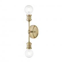  14422-01 - 2 Light Antique Brass ADA Vanity Sconce