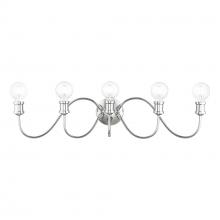  16575-05 - 5 Light Polished Chrome Large Vanity Sconce