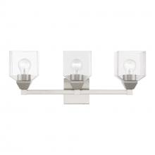  16773-91 - 3 Light Brushed Nickel Vanity Sconce