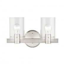  17232-91 - 2 Light Brushed Nickel Vanity Sconce