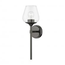  17471-46 - 1 Light Black Chrome Vanity Sconce