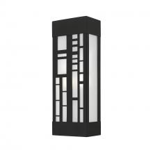  22972-14 - 2 Light Textured Black Outdoor ADA Sconce