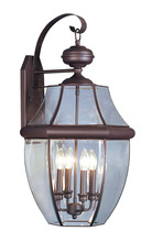  2356-07 - 4 Light Bronze Outdoor Wall Lantern