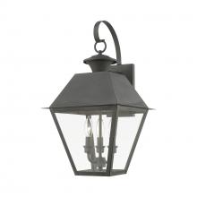  27218-61 - 3 Light Charcoal Outdoor Large Wall Lantern