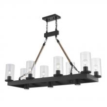  41068-07 - 11 Lt BZ Linear Chandelier