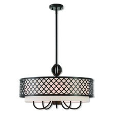  41116-92 - 6 Lt EBZ Pendant Chandelier