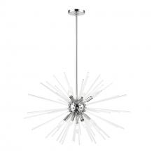  41255-05 - 9 Light Polished Chrome Large Pendant Chandelier