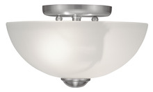  4206-91 - 2 Light Brushed Nickel Ceiling Mount