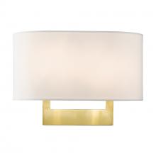  45221-12 - 2 Light Satin Brass Medium ADA Sconce