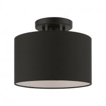  45662-04 - 1 Light Black Small Semi-Flush