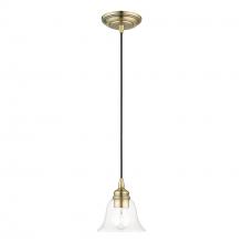  46480-01 - 1 Light Antique Brass Single Pendant