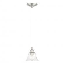  46480-91 - 1 Light Brushed Nickel Single Pendant