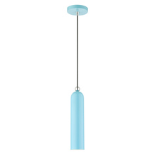  46751-74 - 1 Lt Shiny Baby Blue Pendant