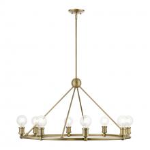  47168-01 - 8 Light Antique Brass Chandelier