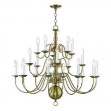  5019-01 - 20 Light AB Foyer Chandelier