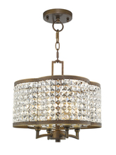  50574-64 - 4 Light PBZ Mini Chandelier/Flush Mount