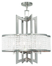  50575-91 - 4 Light Brushed Nickel Chandelier