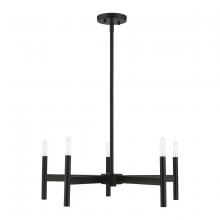 Livex Lighting 51175-04 - Black 5-Light Chandelier