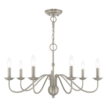  52167-91 - 7 Lt Brushed Nickel Chandelier