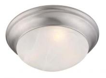  7304-91 - 3 Light Brushed Nickel Ceiling Mount