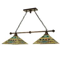  102745 - 46"L VALENCIA Mission 2 LT Island Pendant