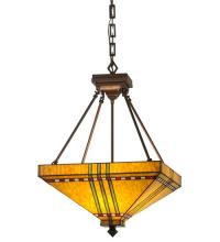  112757 - 17" Square Prairie Corn Inverted Pendant