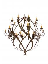  118183 - 96" Wide Caliope 25 Light Chandelier