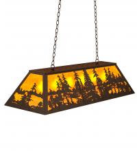  123151 - 48" Long Tall Pines Oblong Pendant