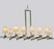  124453 - 48" Long Dante 12 Light Chandelier