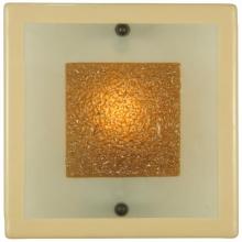  131563 - 12"Sq Metro Fusion Bullion Glass Wall Sconce