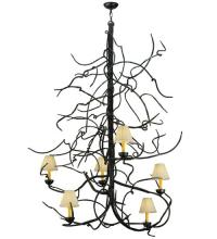  133185 - 50"W Winter Solstice Empire 6 LT Chandelier