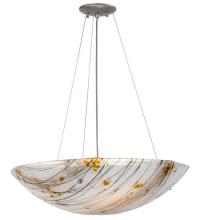  133208 - 24" Wide Metro Fusion Ramoscelli Glass Inverted Pendant