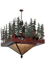  137023 - 40"Sq Pine Lake Inverted Pendant