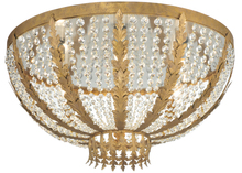  140850 - 32" Wide Chrisanne Crystal Flushmount