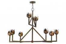  143903 - 55" Long Tulip 8 Light Oblong Chandelier