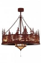  144121 - 44"W Tall Pines w/Fan Light Chandel-Air