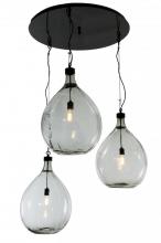  147909 - 41"W Euri Tanta 3 LT Cascading Pendant