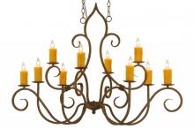  149170 - 48"L Clifton 10 LT Oblong Chandelier