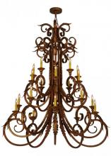  150518 - 48" Wide Serratina Chandelier