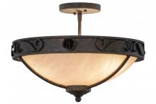  153947 - 17"W Arabesque Semi-Flushmount