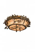  178827 - 20" Wide Oak Leaf & Acorn Flushmount