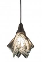  189052 - 10"W Metro Fusion Noir Swirl Mini Pendant