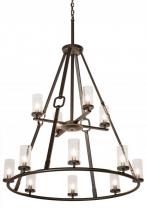  189559 - 38"W Loxley Hugo 12 LT Chandelier