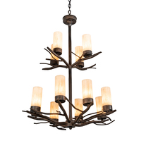  212303 - 30" Wide Winter Solstice 12 Light Chandelier