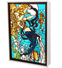  212842 - 22" Wide X 29" High Mermaid of the Sea LED Backlit Window